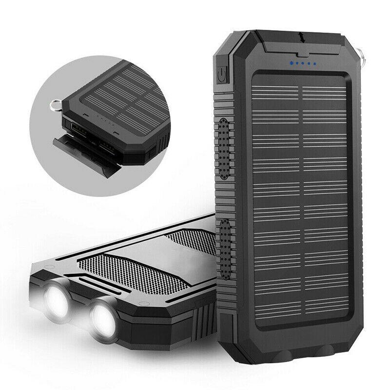 SOLARFORCE Power Bank – Wasserdichte Solar-Powerbank mit 500000mAh für Outdoor-Abenteuer