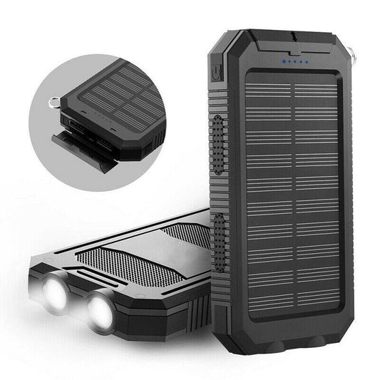 SOLARFORCE Power Bank – Wasserdichte Solar-Powerbank mit 500000mAh für Outdoor-Abenteuer