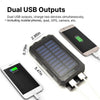 SOLARFORCE Power Bank – Wasserdichte Solar-Powerbank mit 500000mAh für Outdoor-Abenteuer