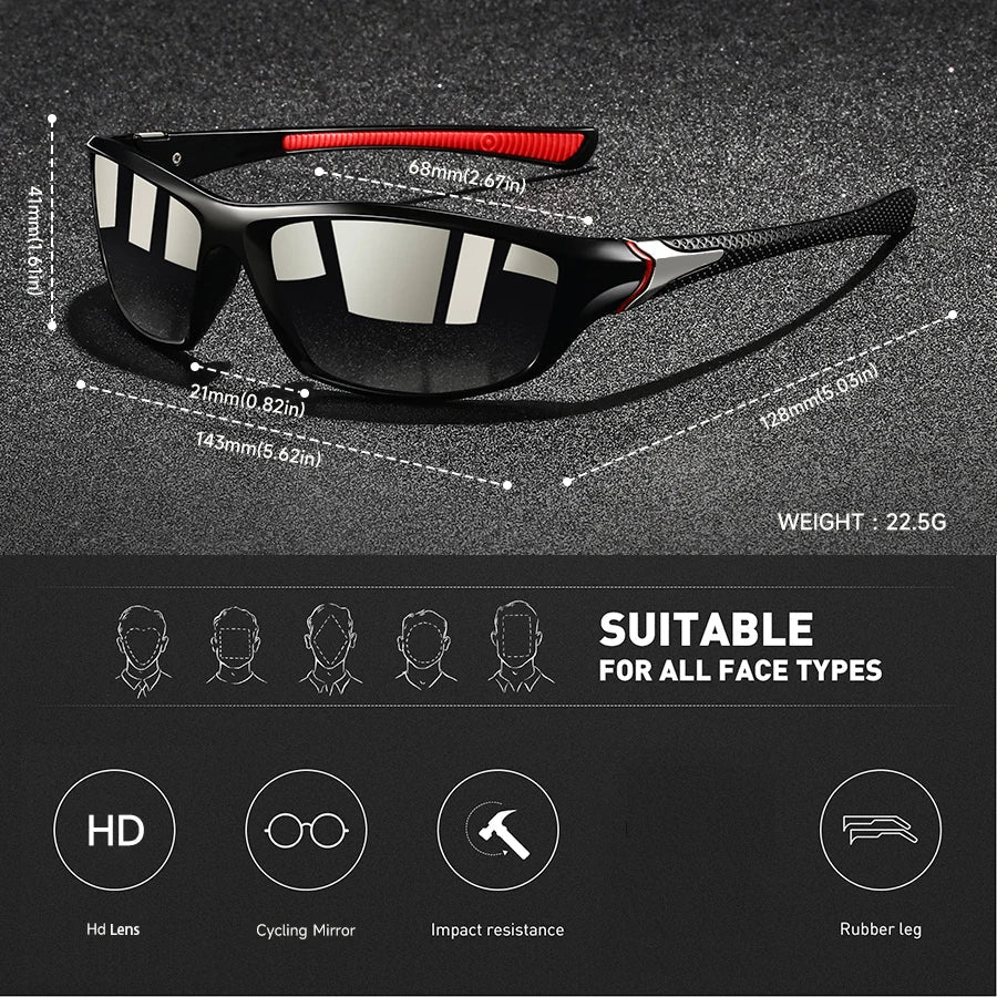 SOLARION – Polarisierte Sport-Sonnenbrille mit UV400-Schutz 7