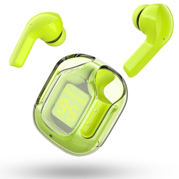 SonicPulse – Auriculares Bluetooth inalámbricos con sonido brillante y pantalla LED
