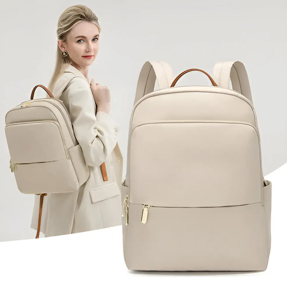 Sophia – Mochila elegante para mujer con compartimento para portátil y diseño impermeable