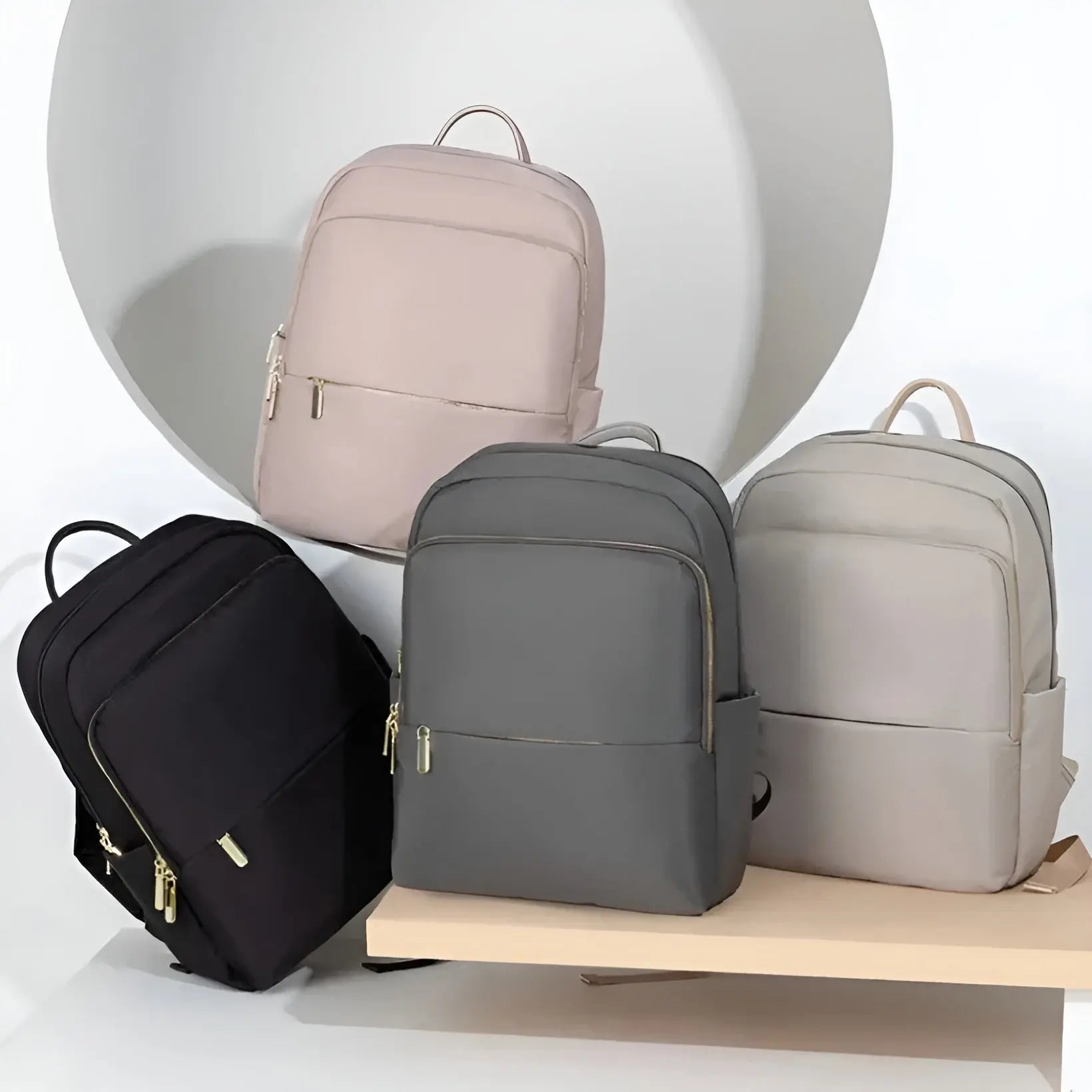 Sophia – Mochila elegante para mujer con compartimento para portátil y diseño impermeable