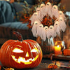 SPOOKFEST – LED Ghost Wreath for Halloween with Creepy Glow 5