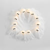 SPOOKFEST – LED Ghost Wreath for Halloween with Creepy Glow 7