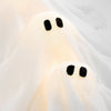 SPOOKFEST – LED Ghost Wreath for Halloween with Creepy Glow 8