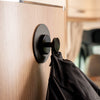 Magnetic hook SPOT incl. 3M pad BLACK