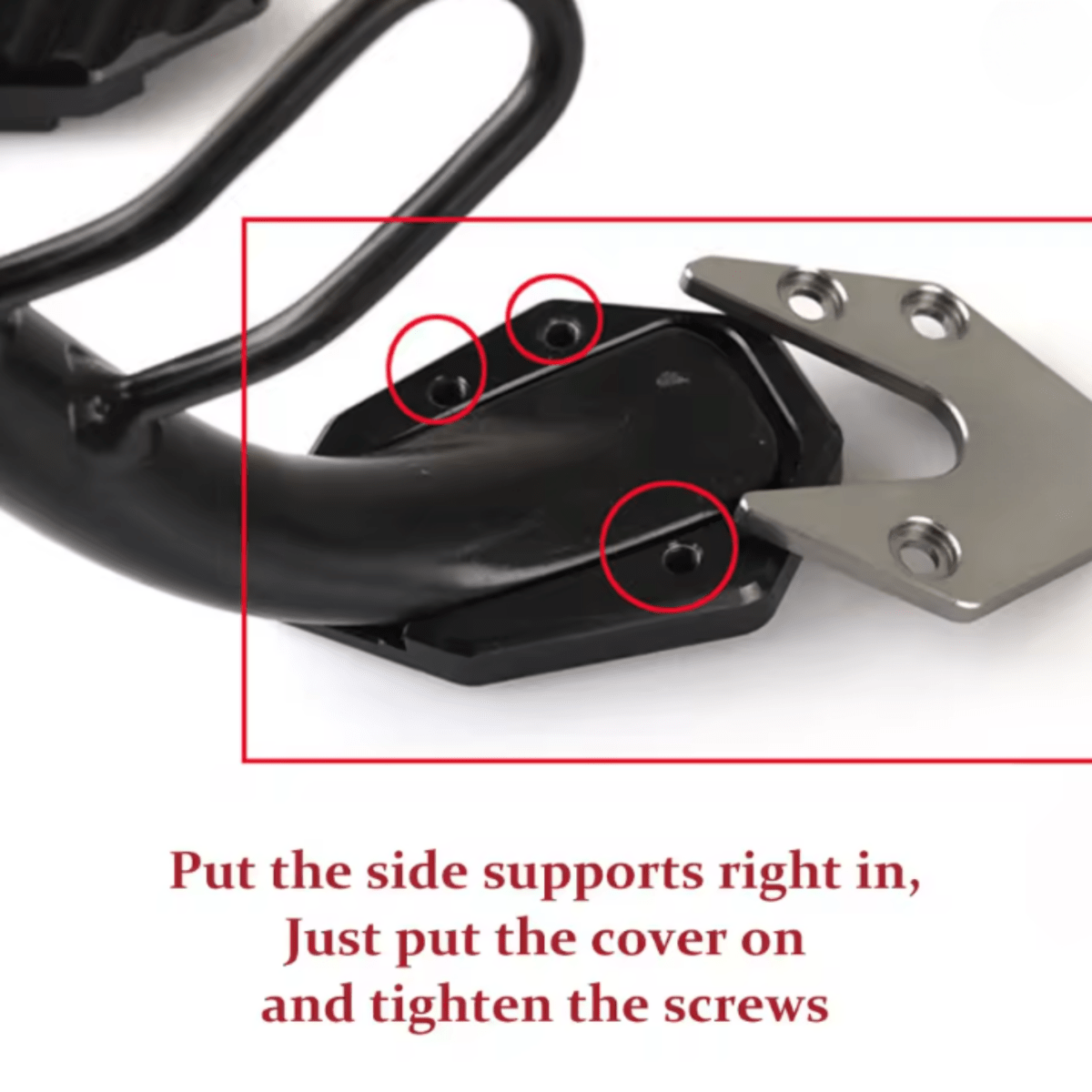 STABILISUPPORT – Anti-Sink Motorcycle Stand Pad for Stable Parking 3