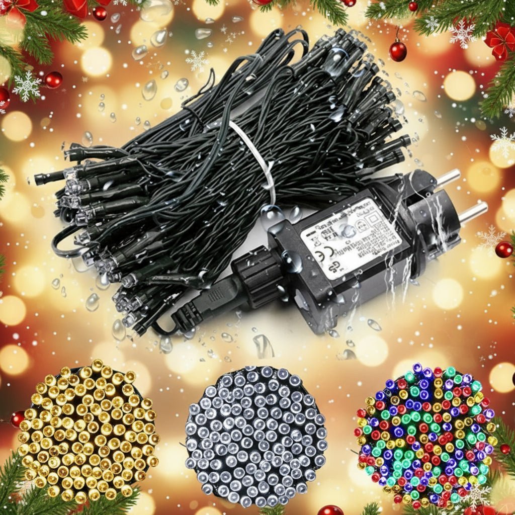 STARDRAPE - 10m Wetterfeste LED Lichterkette Außen für Festliche Weihnachtsbeleuchtung 1