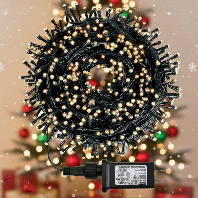 STARDRAPE - 10m Wetterfeste LED Lichterkette Außen für Festliche Weihnachtsbeleuchtung 2