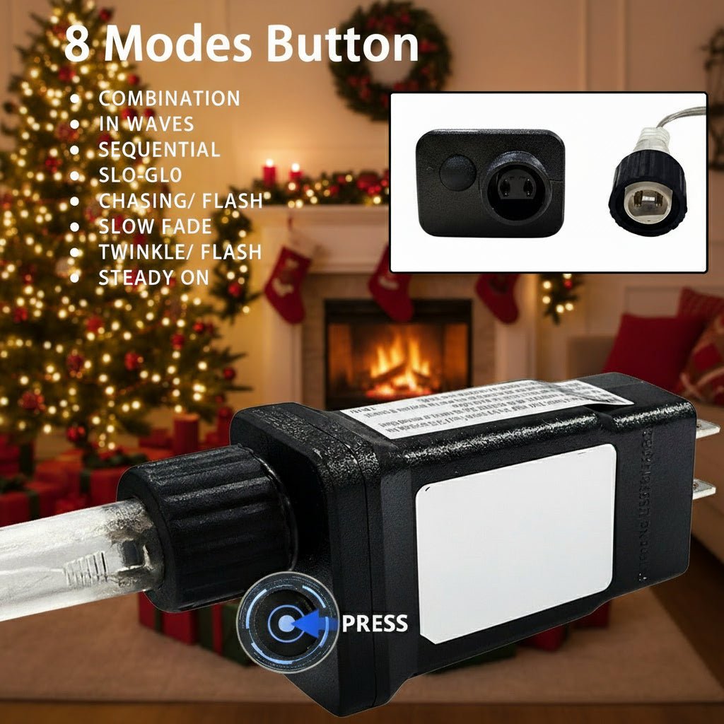 STARDRAPE - 10m Wetterfeste LED Lichterkette Außen für Festliche Weihnachtsbeleuchtung 3