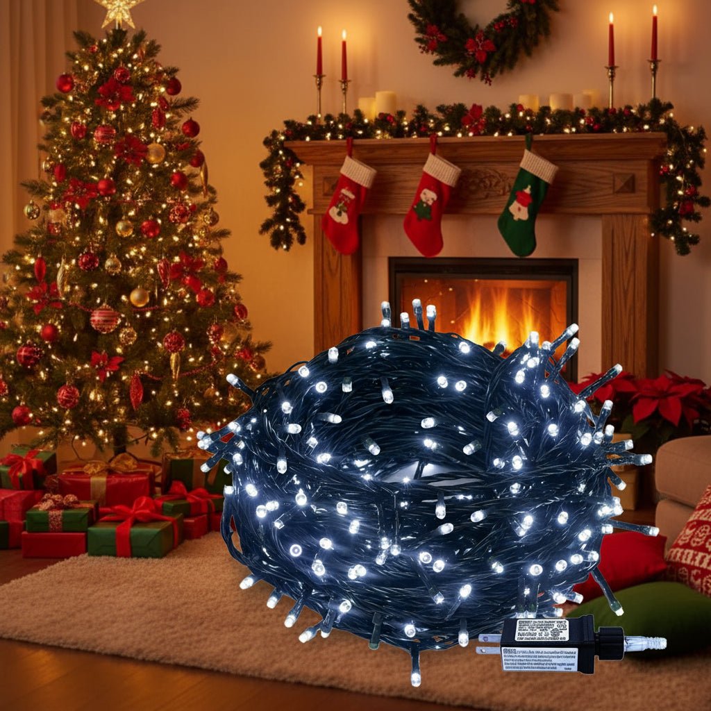 STARDRAPE - 10m Wetterfeste LED Lichterkette Außen für Festliche Weihnachtsbeleuchtung 8