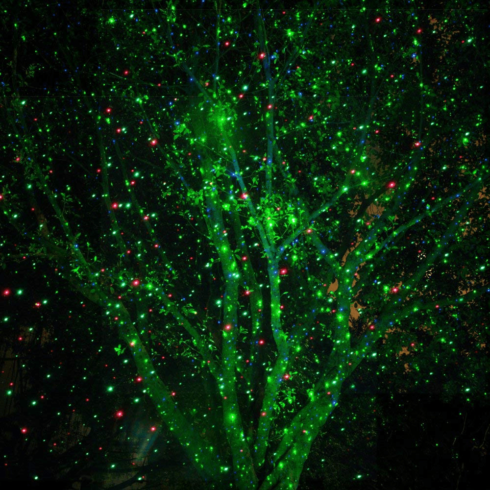 STARGLEAM – Rot- und Grünlaserprojektor für festliche Außenbeleuchtung 4