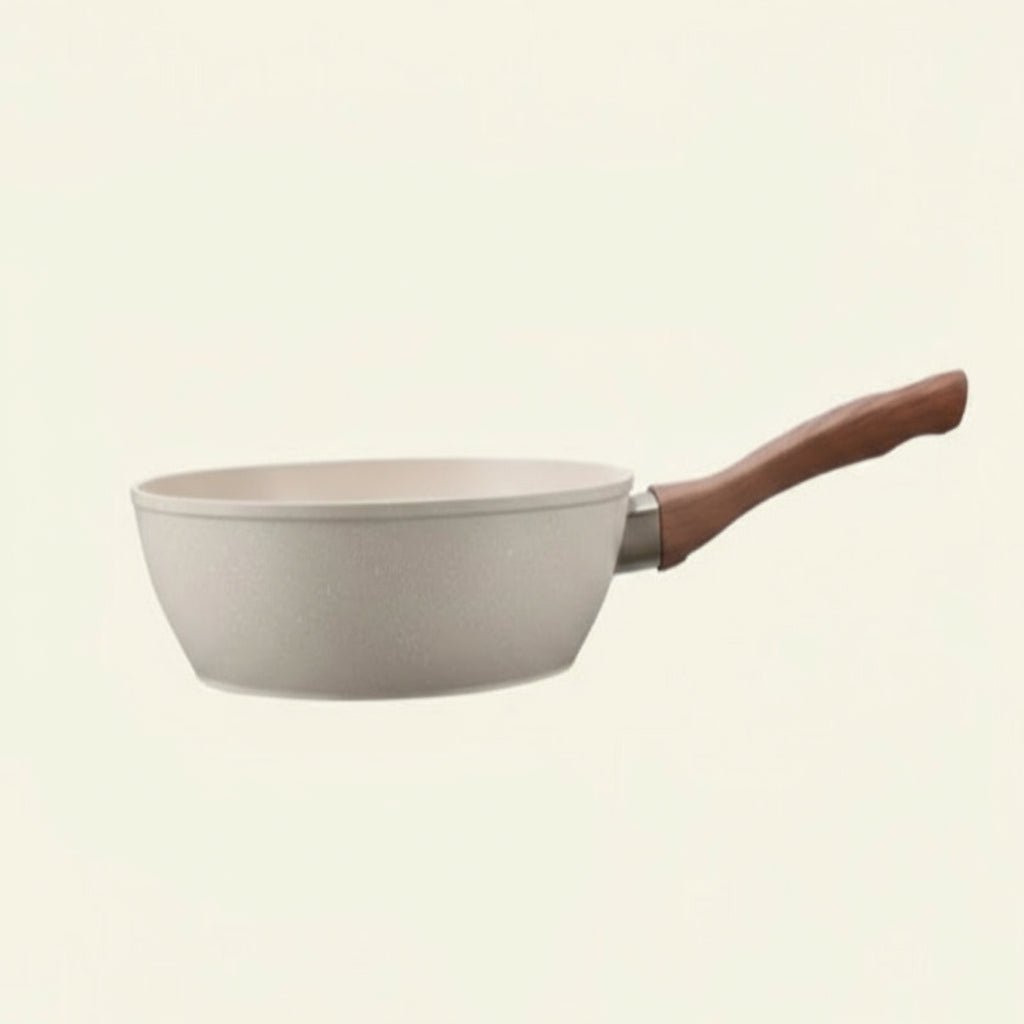 STONIQON – Tiefe Antihaftpfanne mit medizinischer Steinbeschichtung aus Edelstahl für Gas- und Induktionsherde 6