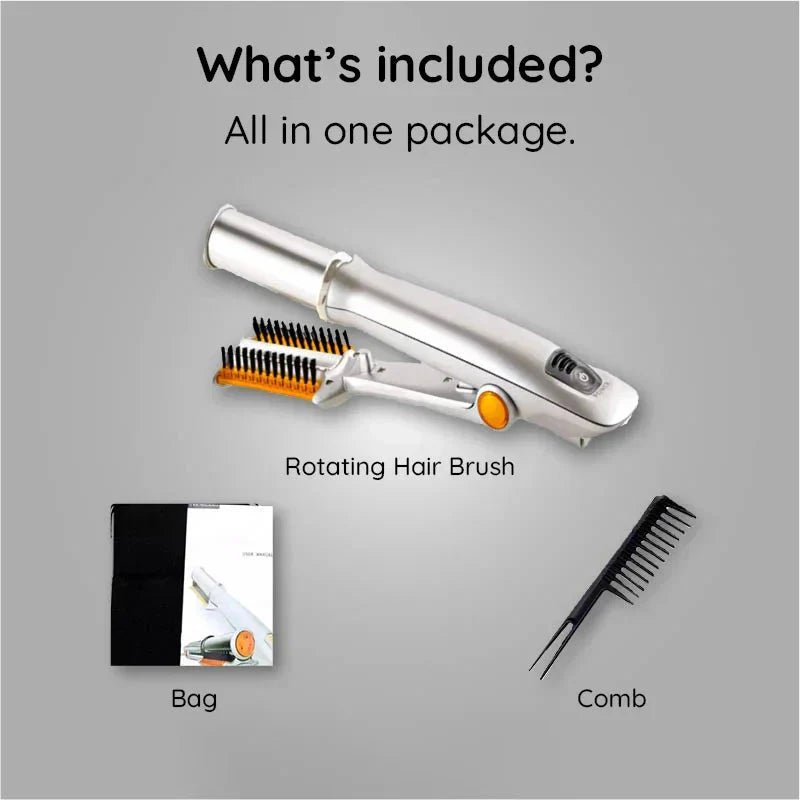 STYLEMAX – 2-in-1 Rotating Hair Brush for Effortless Styling 5
