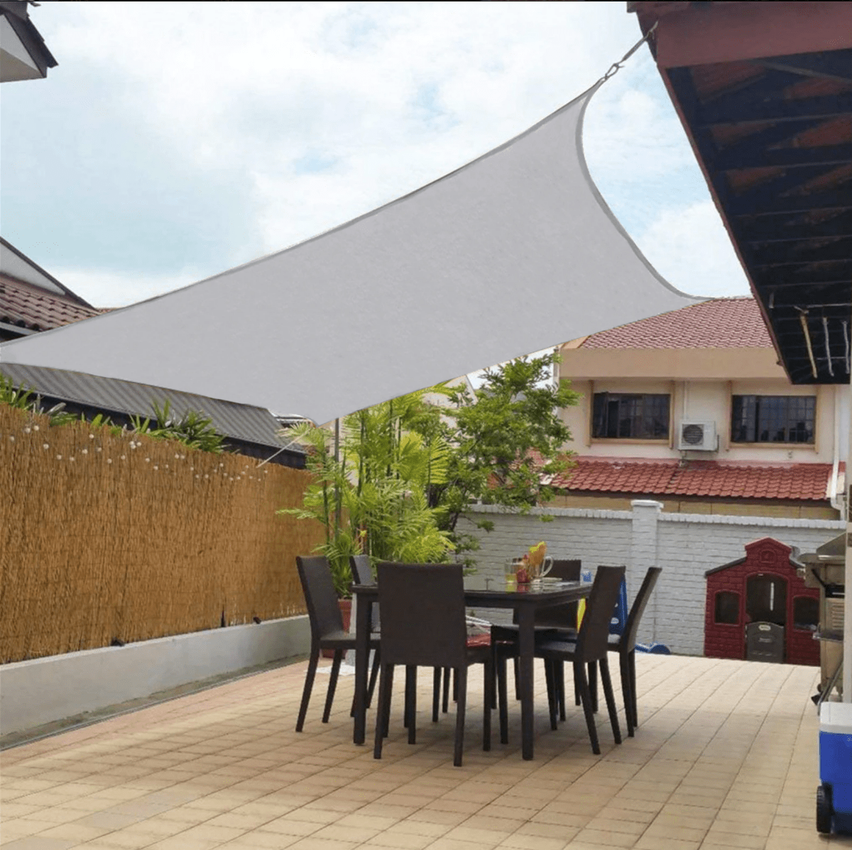 sonnensegel 2x5m mit ösen Sonnenschutz Profi – UV-Schutz Sonnensegel Balkon – Wohnish