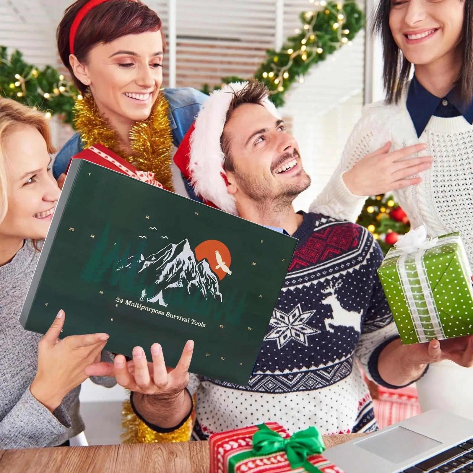 AdventureGear Adventskalender 2025 – 24 Outdoor-Werkzeuge für Männer