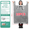 SACS DE RANGEMENT EN HDPE – Sacs de rangement grande capacité pour vêtements, jouets et linge de lit – Lot de 10