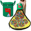 SAC DE RANGEMENT POUR JOUETS EN FEUTRE – Sac de jouets pliable en feutre avec motif animal pour chambre d'enfant et tapis de jeu