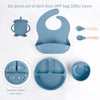 Set in silicone MunchMate – set di apprendimento per bambini in 6 pezzi per un'alimentazione autonoma e senza stress