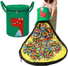 SAC DE RANGEMENT POUR JOUETS EN FEUTRE – Sac de jouets pliable en feutre avec motif animal pour chambre d'enfant et tapis de jeu