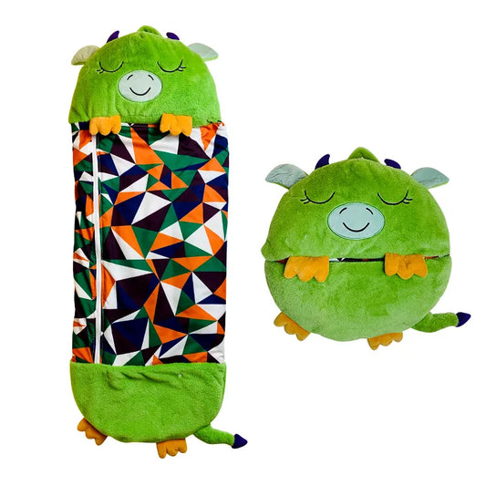 MAGICALCUDDLE – Sac de couchage peluche 2-en-1 pour enfants