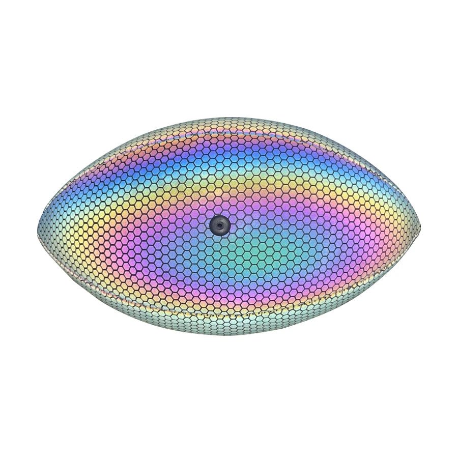 1pc, Size 9 Holographic Luminous Light Up Reflective American Football For Night Training, Glowing In The Dark American Football