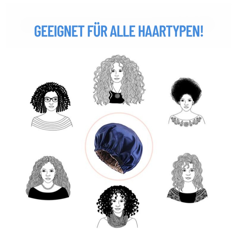 SATINGLOW – Gorra de satén lujosa para proteger el cabello durante la noche