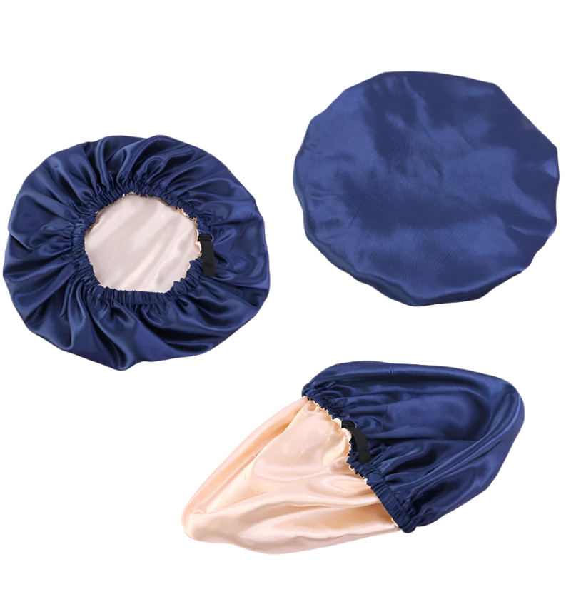 SATINGLOW – Gorra de satén lujosa para proteger el cabello durante la noche