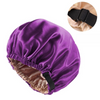 SATINGLOW – Gorra de satén lujosa para proteger el cabello durante la noche