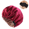 SATINGLOW – Gorra de satén lujosa para proteger el cabello durante la noche