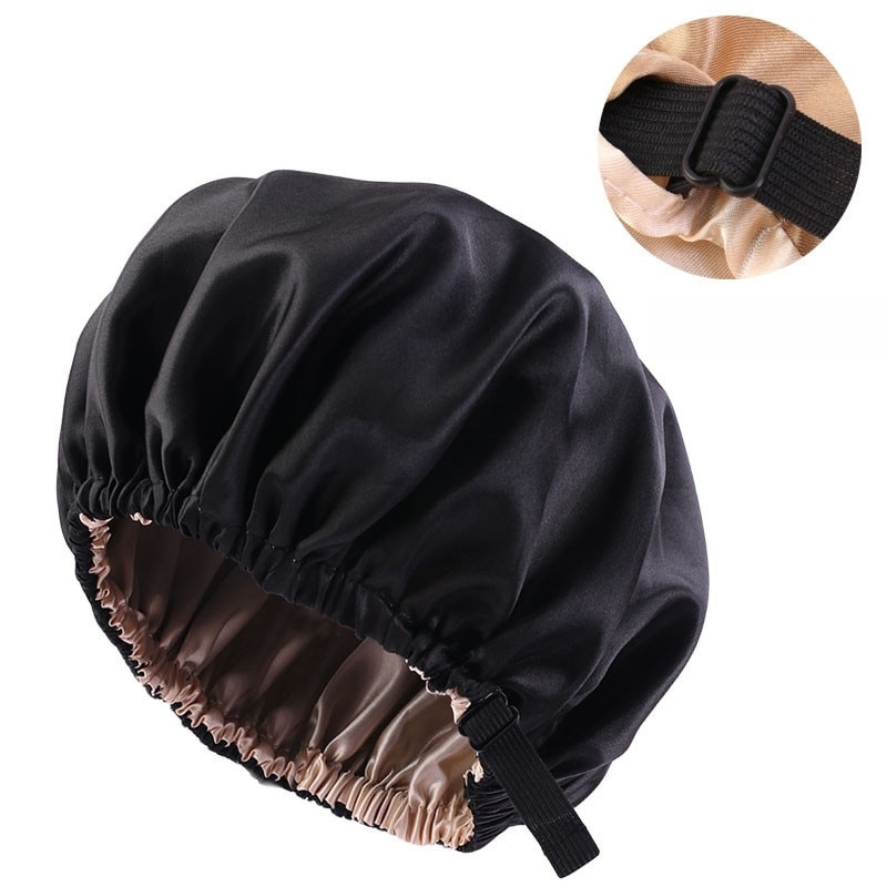 SATINGLOW – Gorra de satén lujosa para proteger el cabello durante la noche
