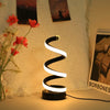 Moderne Spiral-LED-Tischlampe