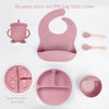 Set in silicone MunchMate – set di apprendimento per bambini in 6 pezzi per un'alimentazione autonoma e senza stress
