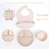 Set in silicone MunchMate – set di apprendimento per bambini in 6 pezzi per un'alimentazione autonoma e senza stress