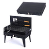 GrillMate Fold – Parrilla de acero plegable para barbacoa móvil y disfrute espontáneo del asado