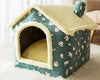 FLUFFYHAVEN – Casa acogedora para mascotas pequeñas para perros y gatos de hasta 4 kg