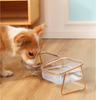 PETCHIC – Ciotola rialzata per un'alimentazione sana di gatti e cani di piccola taglia