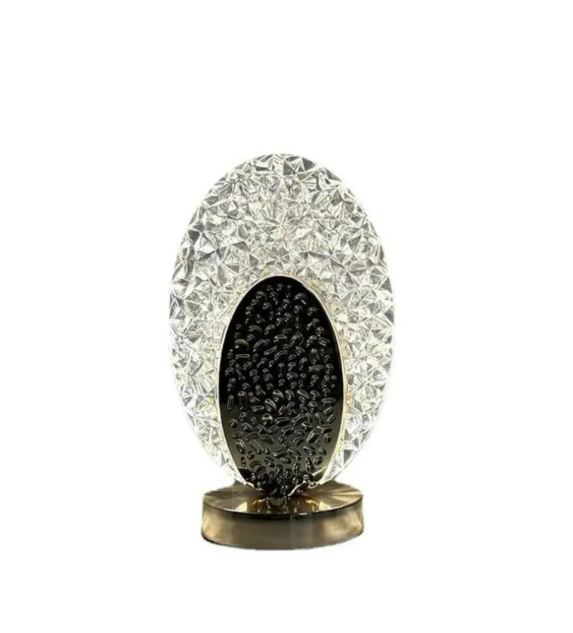 Elegante Tischlampe im Pfauen-Design