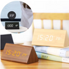 WoodSense LED-Holzuhr – Sprachgesteuert & Stilvoll für jeden Raum-3