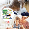 BoxCalendar – Calendario dell'Avvento di calcio per bambini con stadio e figurine da gioco