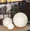 Runde Gartenlampe