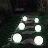 Runde Gartenlampe
