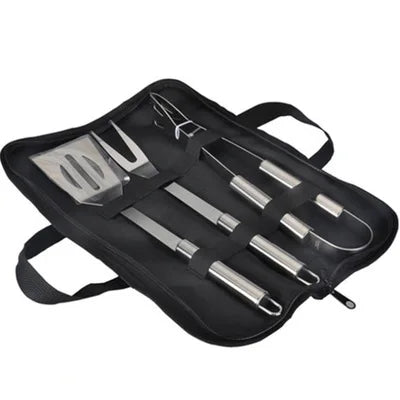 Set di utensili per barbecue GrillMaster – completamente attrezzato per una grigliata elegante