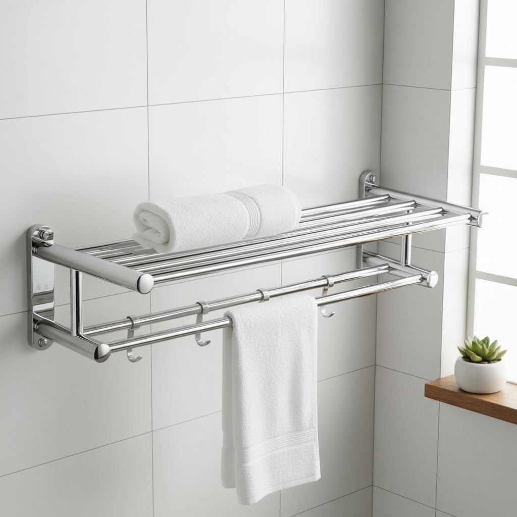 STEELRACK – Edelstahl Handtuchhalter für Ordnung & modernes Design
