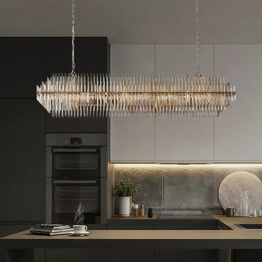 MERIDIA – Elegante plafondlamp van roestvrij staal