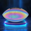 1pc, Size 9 Holographic Luminous Light Up Reflective American Football For Night Training, Glowing In The Dark American Football