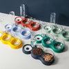 KARLFEAST – Stazione di alimentazione 3-in-1 con distributore d'acqua e ciotola rialzata