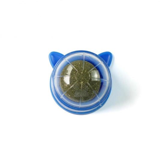 GIOCATTOLO PER GATTI PURRFECT CON ERBA GATTA – Giocattolo per gatti con menta e palla rotante per denti sani