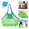 DRAAGBARE MESH TAS VOOR KINDEREN – Ademend strandtas voor speelgoed, handdoeken & reizen